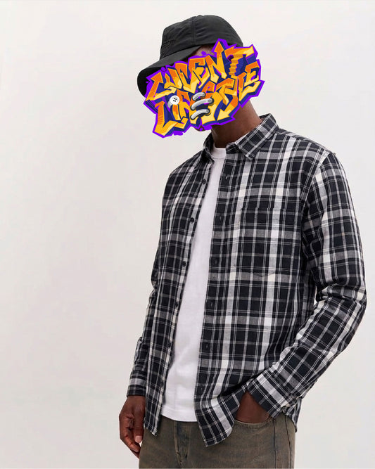 Black & White Check Shirt