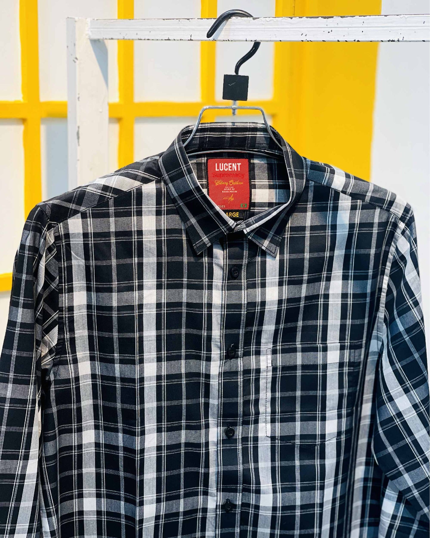 Black & White Check Shirt