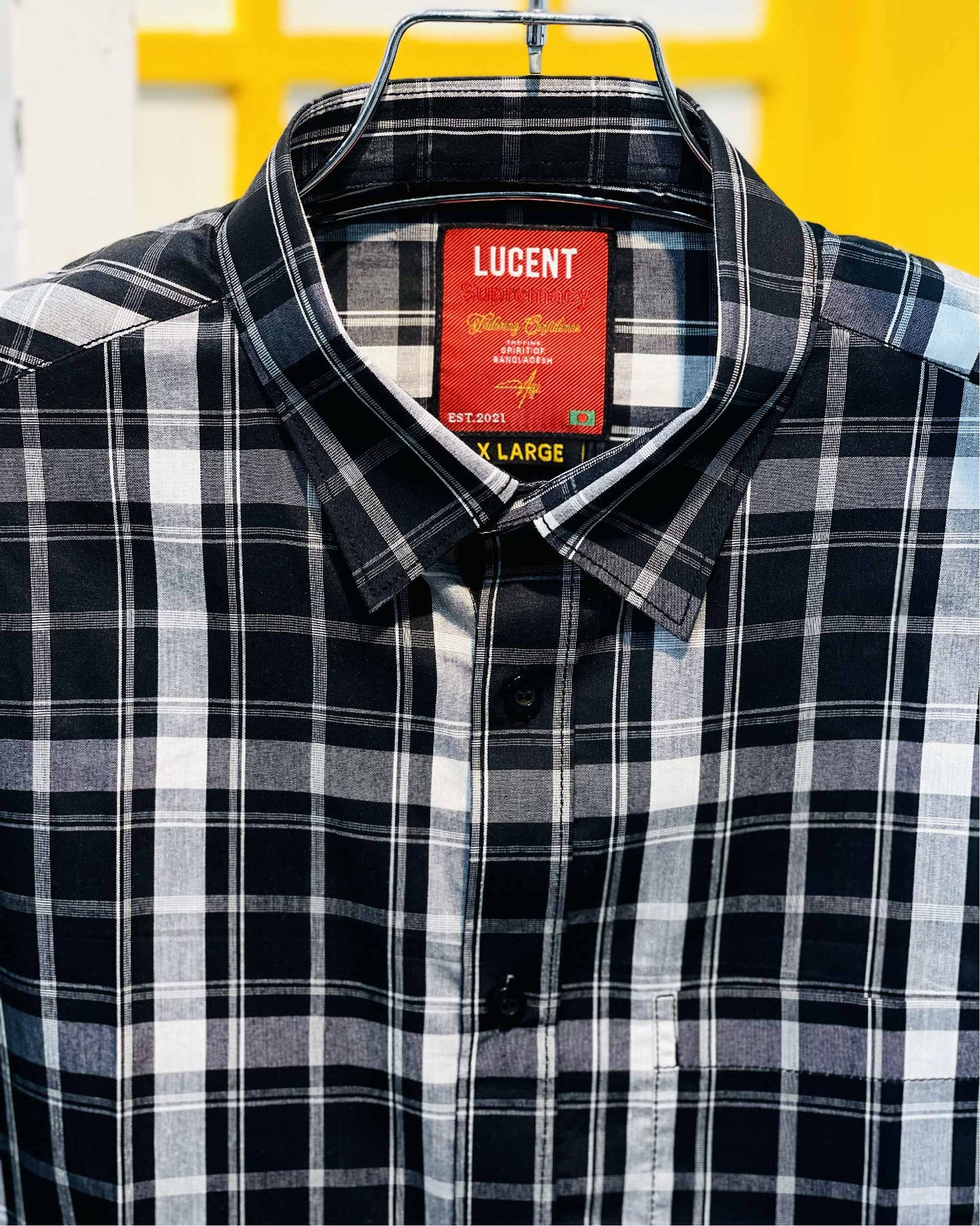 Black & White Check Shirt