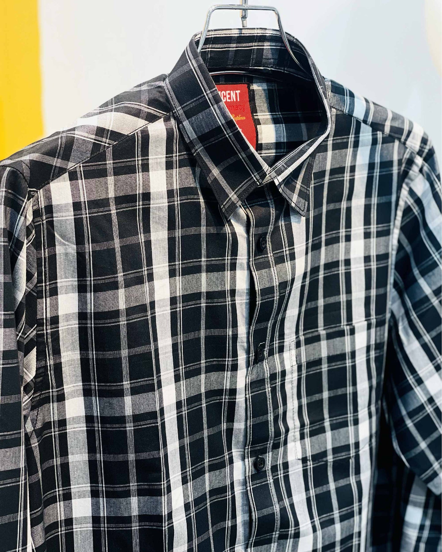Black & White Check Shirt