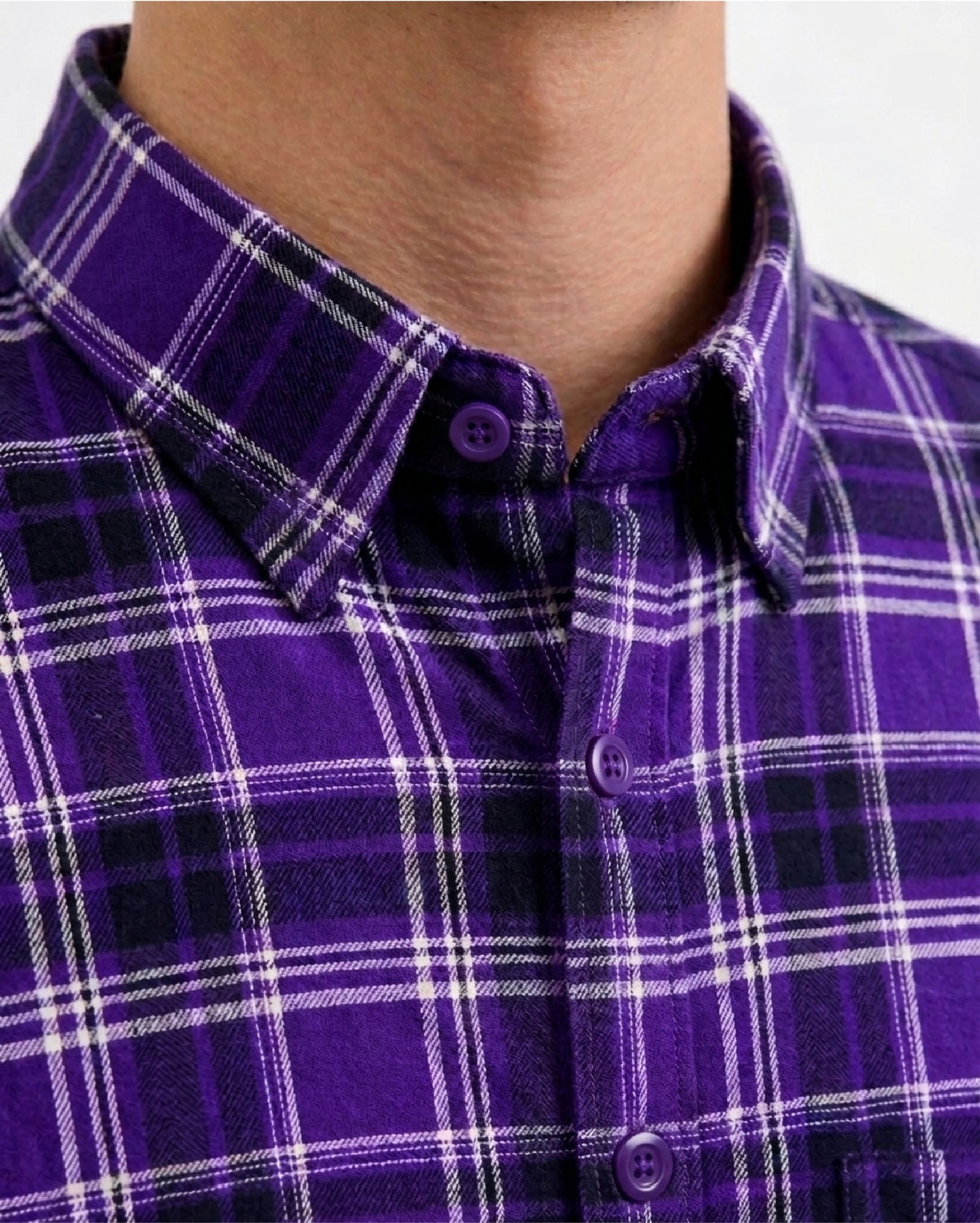 Purple Check Shirt