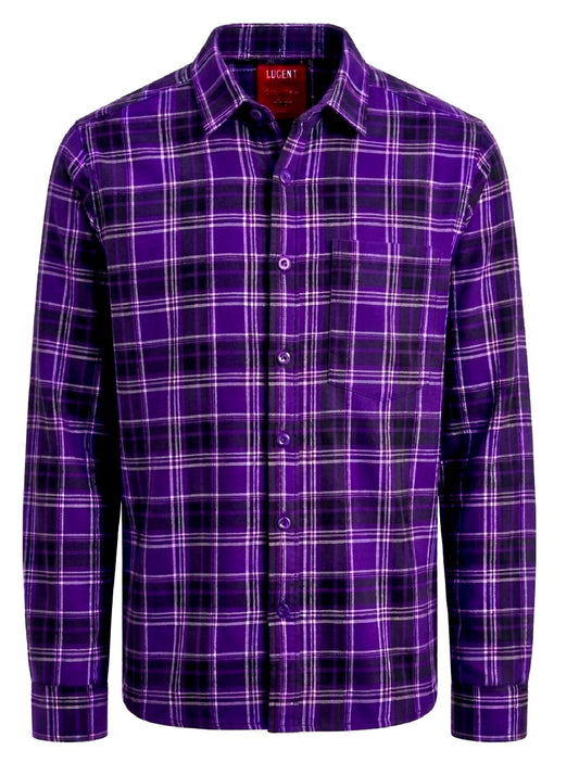 Purple Check Shirt
